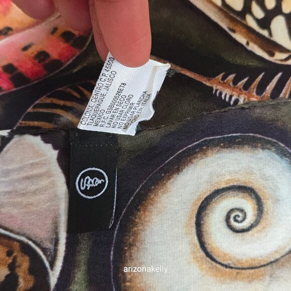 {{{RARE}}} Sergio Bustamante Silk Seashell Scarf - Picture 11 of 14